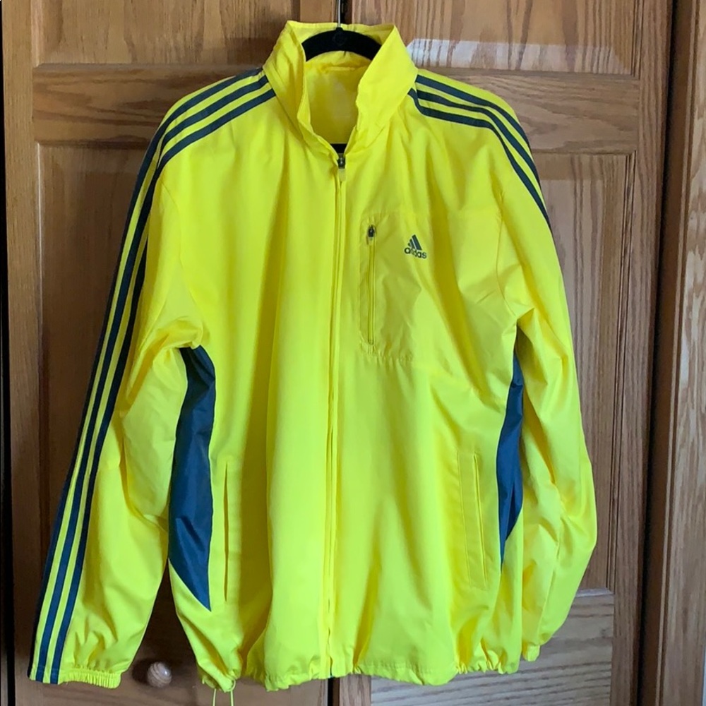 Adidas Canary Yellow Wind Breaker